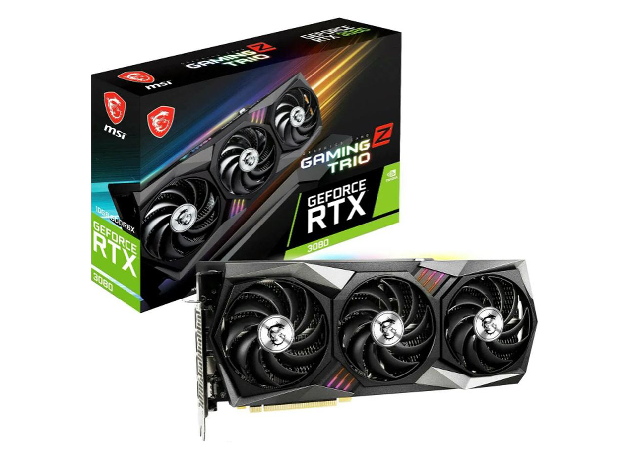 NVIDIA MSI GeForce RTX 3080 GAMING Z TRIO 10GB Graphics Card