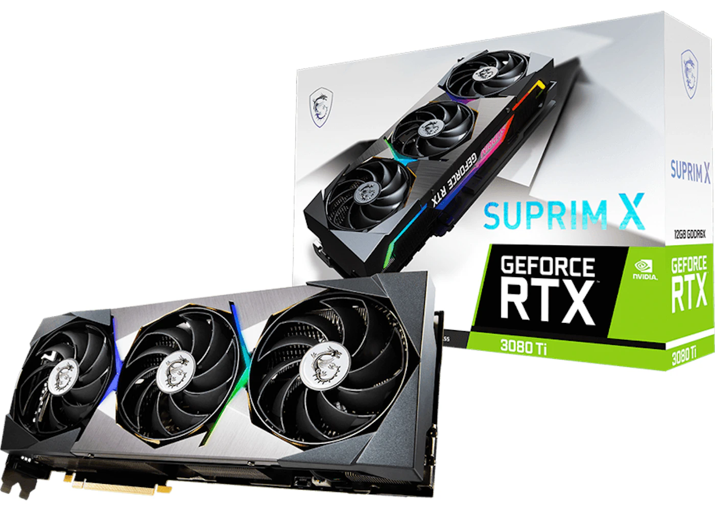 NVIDIA MSI GeForce RTX 3080 Ti SUPRIM X 12G Graphics Card - US