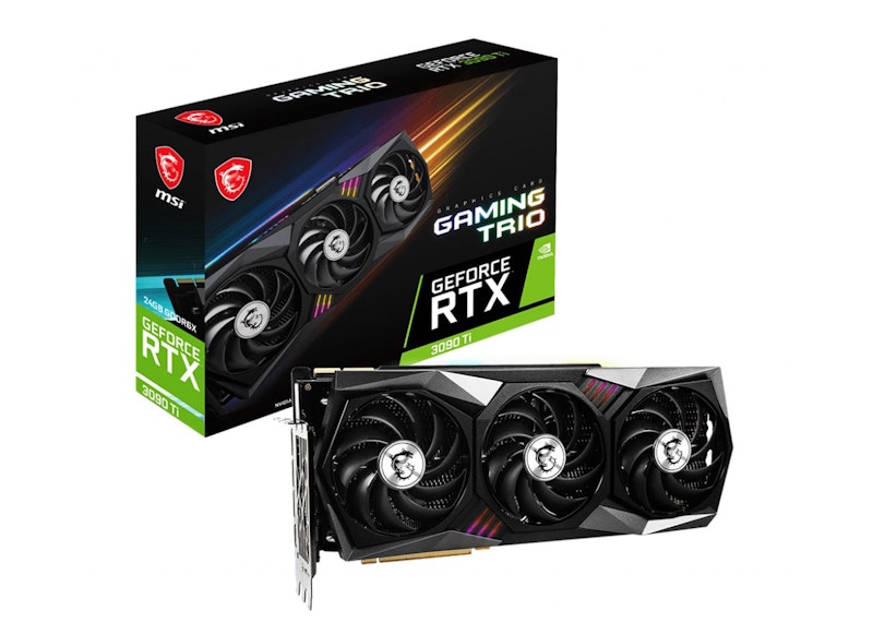 NVIDIA MSI GeForce RTX 3090 Ti GAMING X TRIO 24G Graphics Card - US