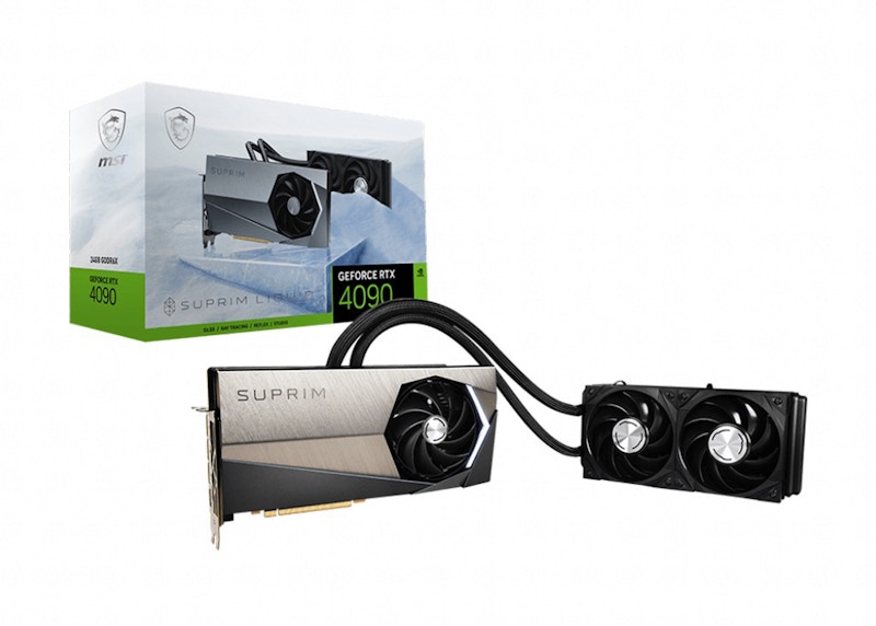 NVIDIA MSI GeForce RTX 4090 SUPRIM LIQUID X 24G Graphics Card