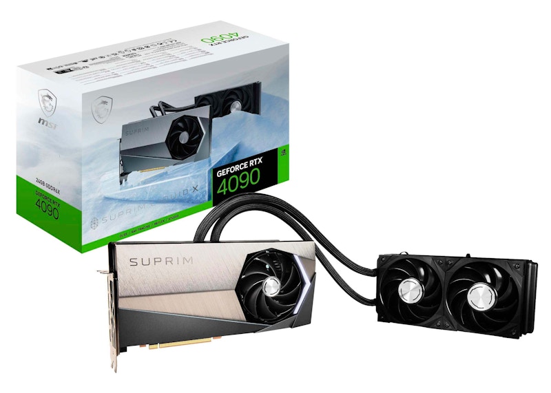 NVIDIA MSI GeForce RTX 4090 SUPRIM LIQUID X 24G Graphics Card