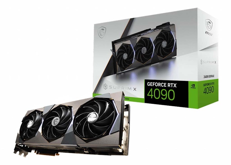 NVIDIA MSI GeForce RTX 4090 SUPRIM X 24G Graphics Card Graphics