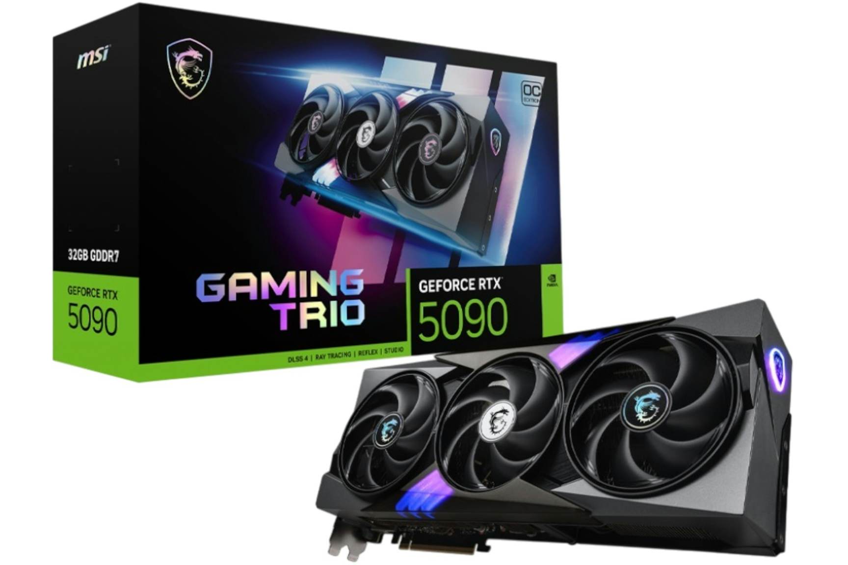 NVIDIA MSI GeForce RTX 5090 32GB GAMING TRIO OC Graphics Card - US