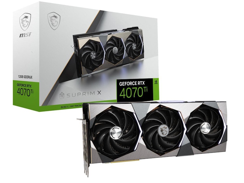 NVIDIA MSI Suprim GeForce RTX 4070 Ti SUPRIM X 12G Graphics Card GB