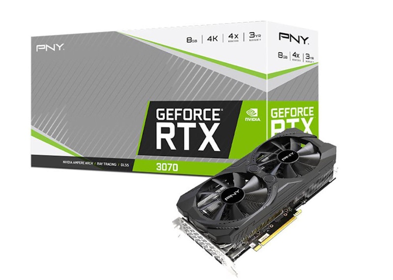 NVIDIA PNY GeForce RTX 3070 Uprising 8G Graphics Card