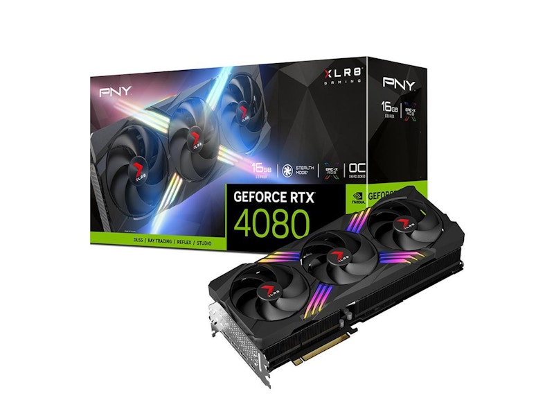 NVIDIA PNY XLR8 Gaming VERTO GeForce RTX 4080 16GB Graphics Card