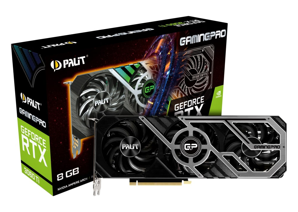 NVIDIA Palit GeForce RTX 3060 Ti GAMING Pro 8G Graphics Card