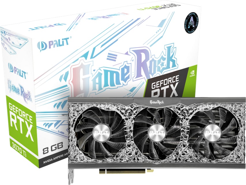 NVIDIA Palit GeForce RTX 3070 Ti GameRock 8G (NED307T019P2-1047G) - US