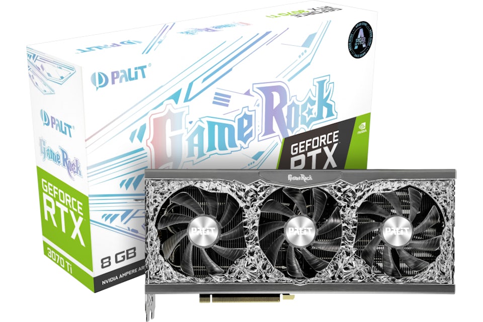 NVIDIA Palit GeForce RTX 3070 Ti GameRock 8G (NED307T019P2-1047G) - US