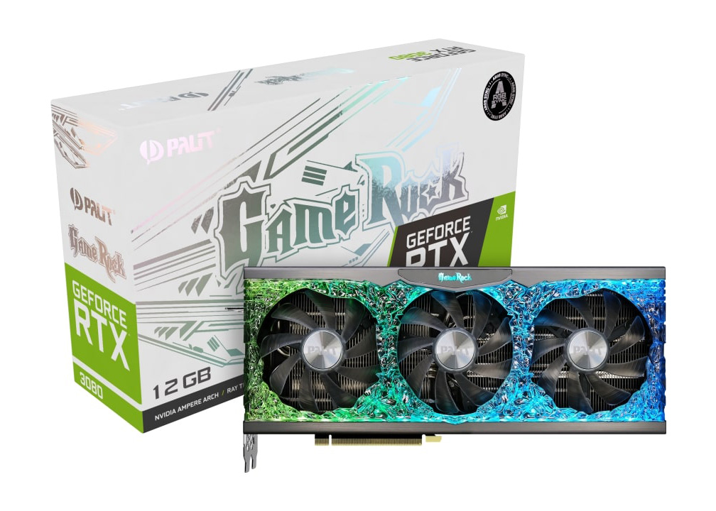 NVIDIA Palit GeForce RTX 3080 GameRock 12G Graphics Card ...