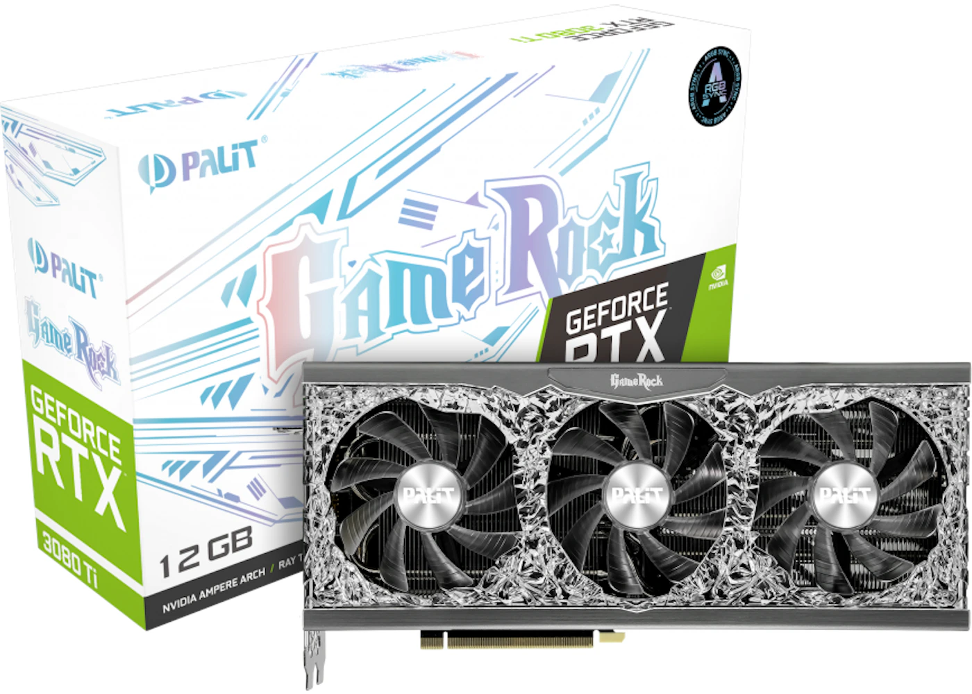 NVIDIA Palit GeForce RTX 3080 Ti GameRock 12G Graphics Card