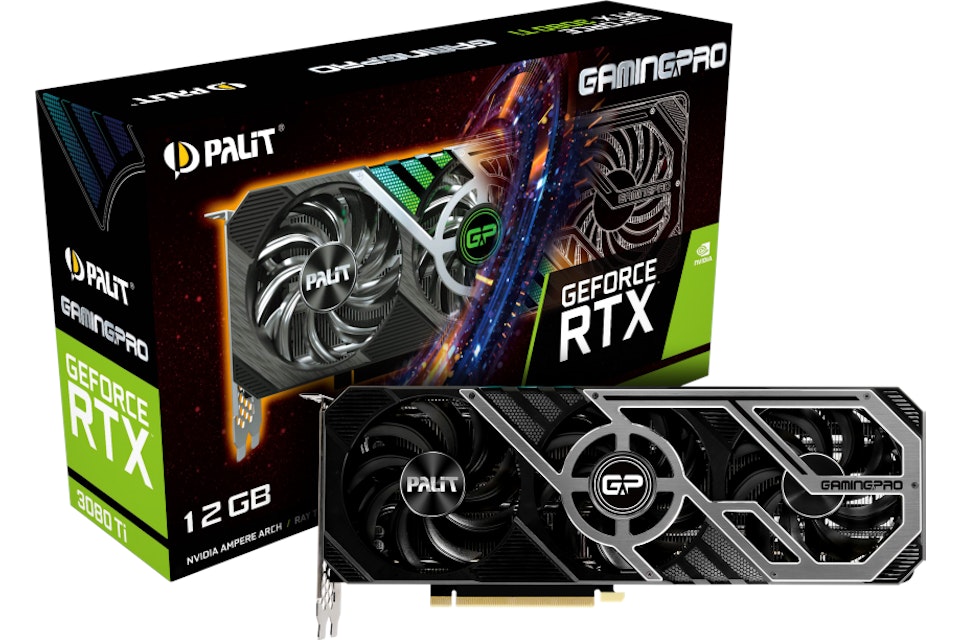NVIDIA Palit GeForce RTX 3080 Ti GamingPro 12G Graphics Card (NED308T019KB-132AA)