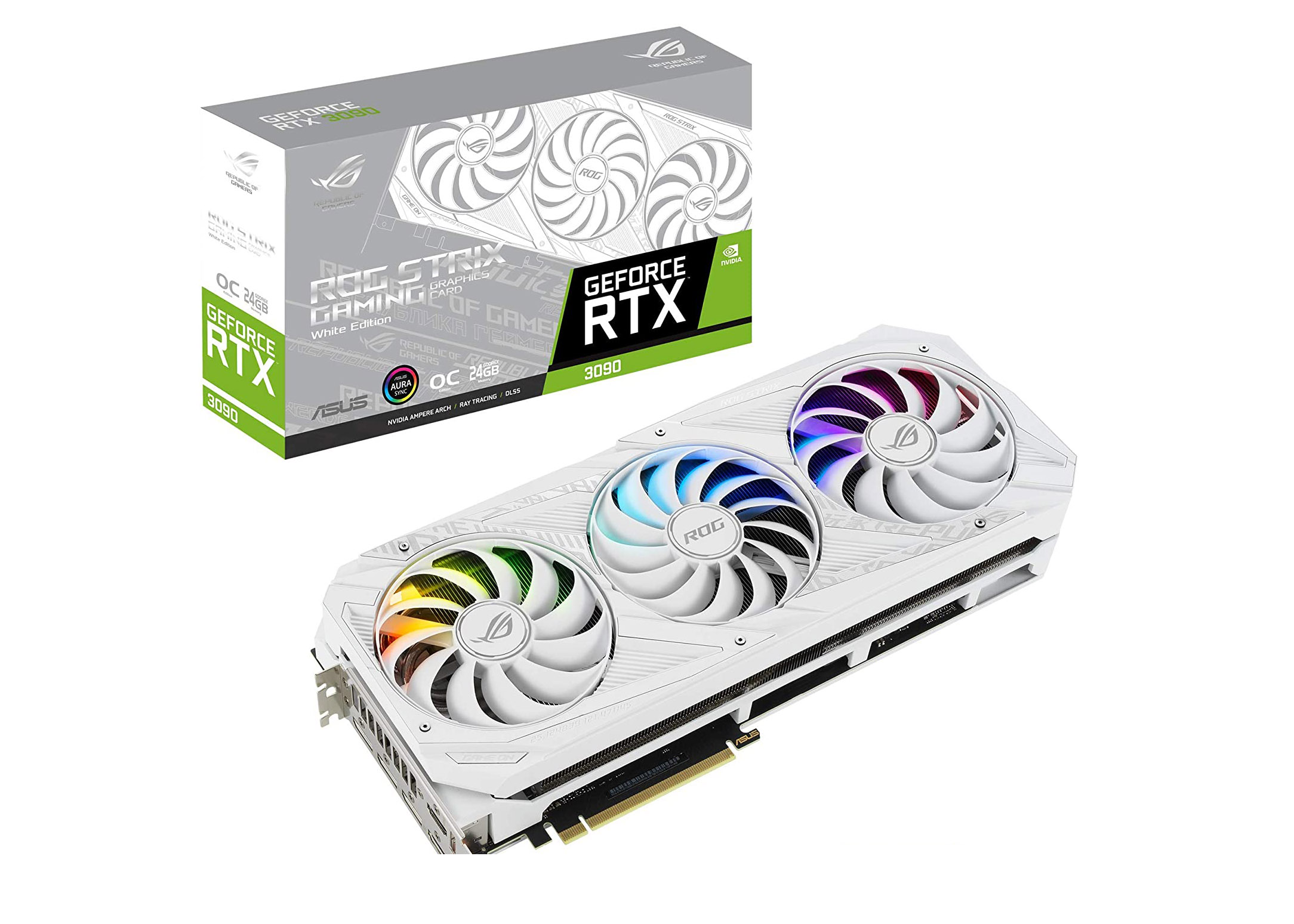 NVIDIA ASUS ROG Strix GAMING GeForce RTX 3090 24G OC Graphics Card ...