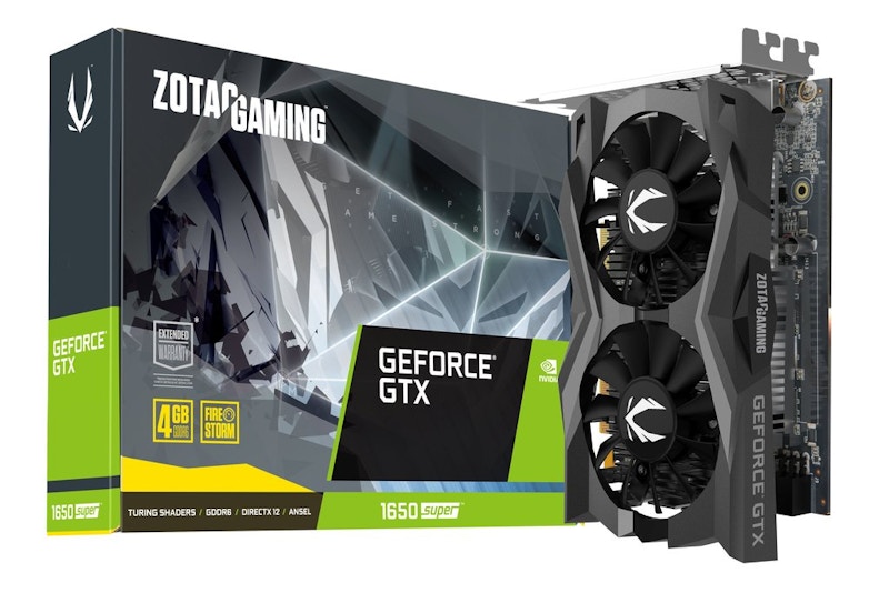 NVIDIA ZOTAC GAMING GeForce GTX 1650 OC 4G Graphics Card (ZT