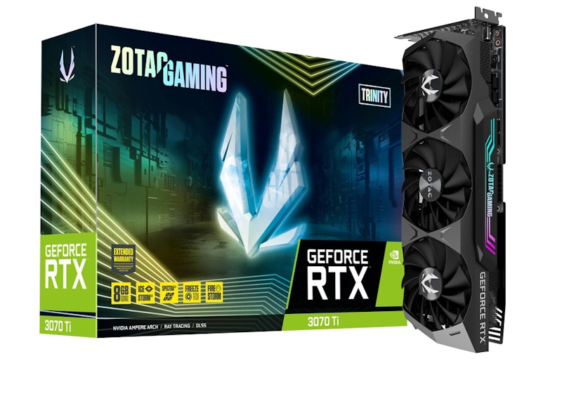 NVIDIA ZOTAC GAMING GeForce RTX 3070 Ti Trinity (ZT-A30710D-10P) - US