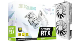 NVIDIA ZOTAC GAMING GeForce RTX 3070 Twin Edge 8G OC Graphics Card (ZT-A30700J-10P) White