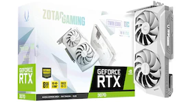 NVIDIA ZOTAC GAMING GeForce RTX 3070 Twin Edge 8G OC LHR Graphics Card (ZT-A30700J-10PLHR) White Edition