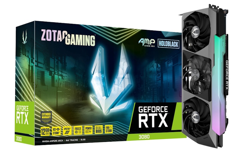 NVIDIA ZOTAC GAMING GeForce RTX 3080 AMP Extreme Holo 12G