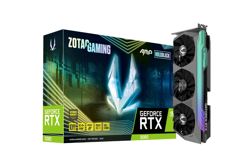 NVIDIA ZOTAC GAMING GeForce RTX 3080 AMP Holo 10G LHR