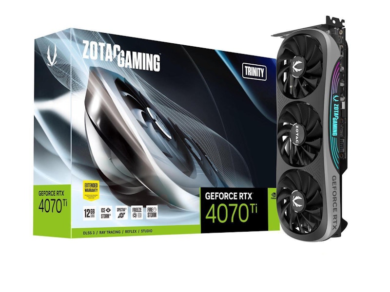 本日まで赤字価格 新品同様 最安値ZOTAC RTX4070Ti / 12GB NVIDIA ZOTAC GAMING GeForce RTX 4070 Ti Trinity 12G Graphics Card