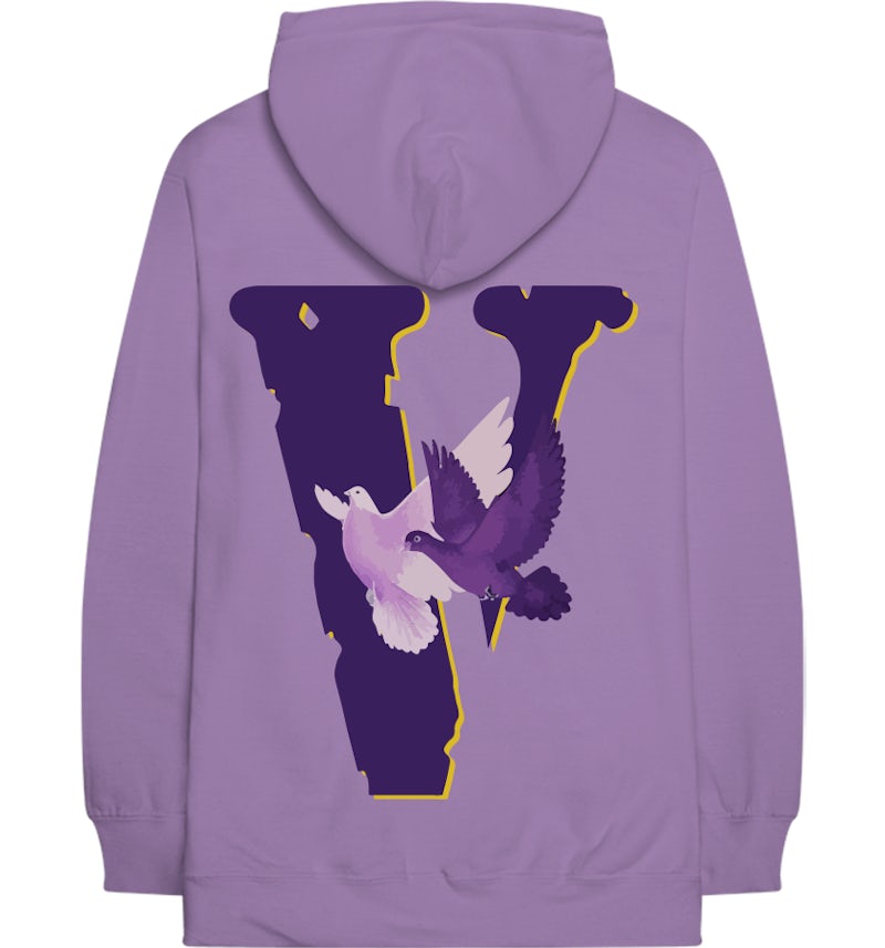 Vlone purple skull hoodie sale