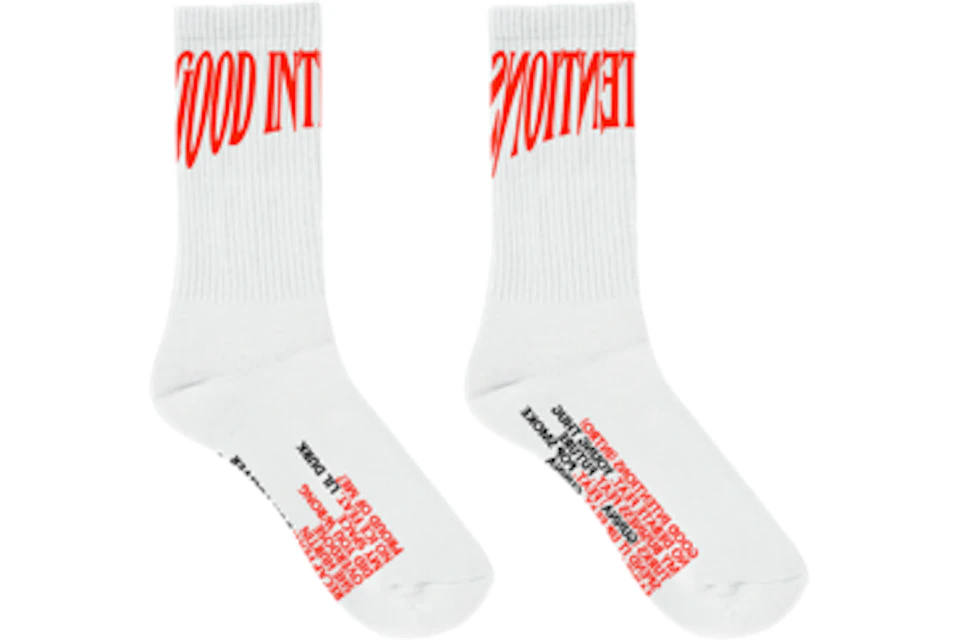 Nav x Vlone Good Intentions Socks White