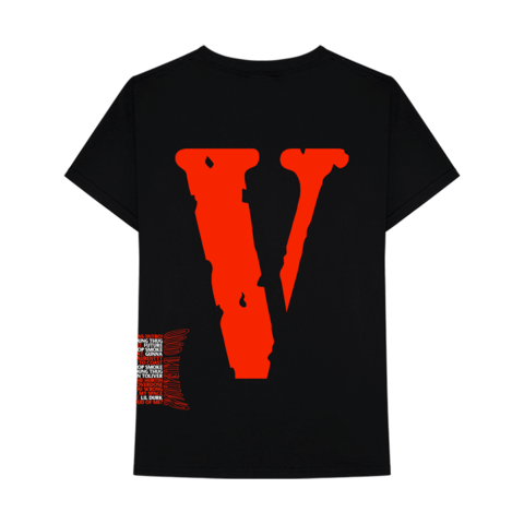 black and red vlone shirt