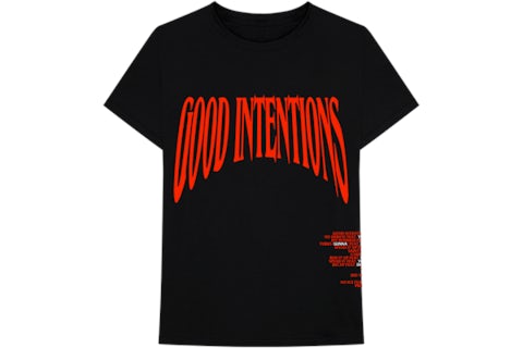 Nav x Vlone Good Intentions Tee Black Men's SS20 US