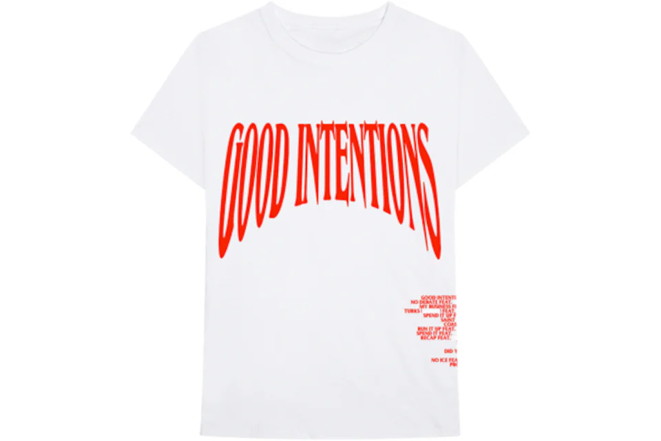 Vlone good deals intentions black tee