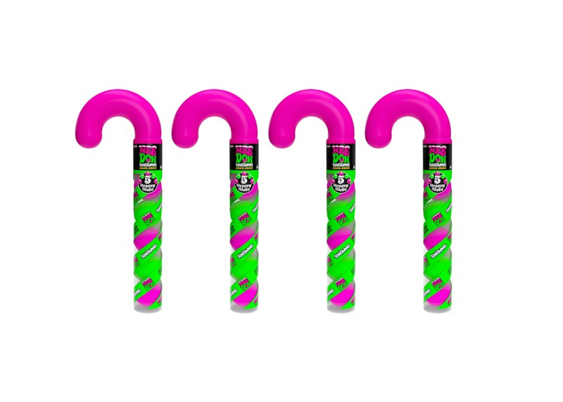 NeeDoh Cool Cane Squishy Fidget Toy 4x Lot