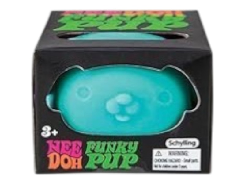 NeeDoh Funky Pup Squishy Fidget Toy Blue
