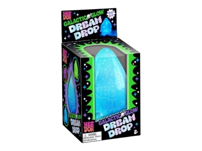 NeeDoh Galactic Glow Dream Drop Squishy Fidget Toy GalactiBlue