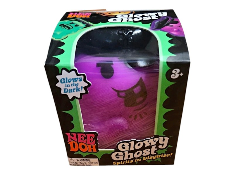 NeeDoh Glowy Ghost Spirits In Disguise Squishy Fidget Toy
