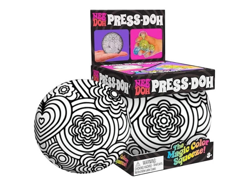NeeDoh Heart Spiral Press-Doh Squishy Fidget Toy - JP