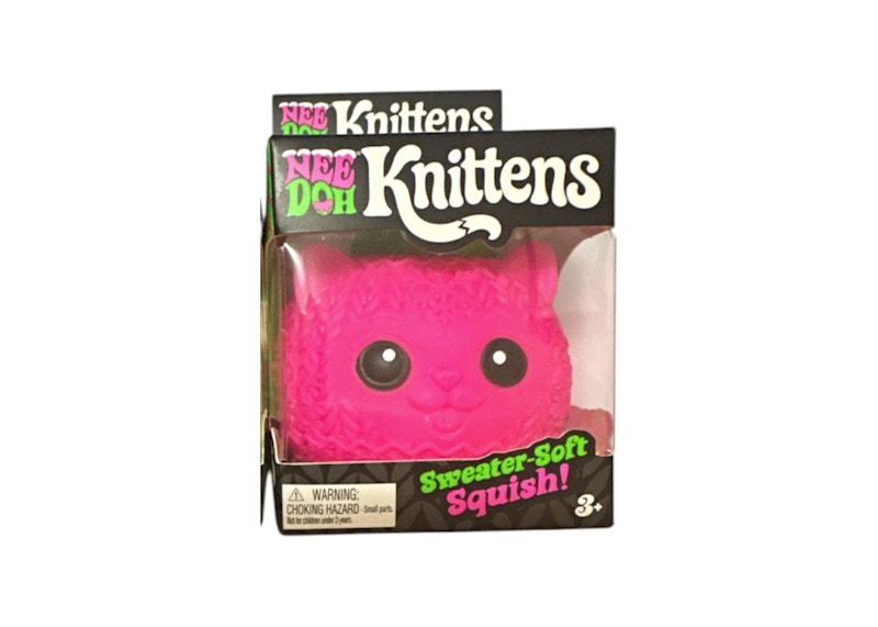 NeeDoh Knittens Squishy Fidget Toy Pink