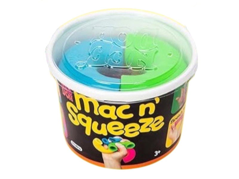 NeeDoh Mac n Squeeze Squishy Fidget Toy Multicolor