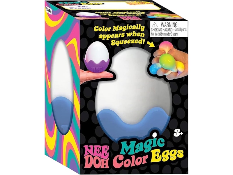 NeeDoh Magic Color Egg Squishy Fidget Toy Blue
