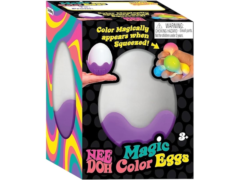 NeeDoh Magic Color Egg Squishy Fidget Toy Purple