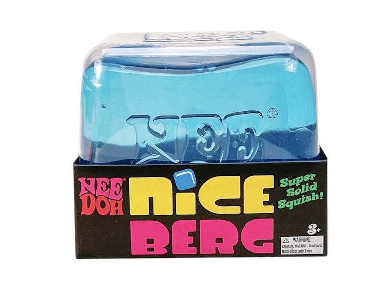 NeeDoh Nice Berg Squishy Fidget Toy Blue