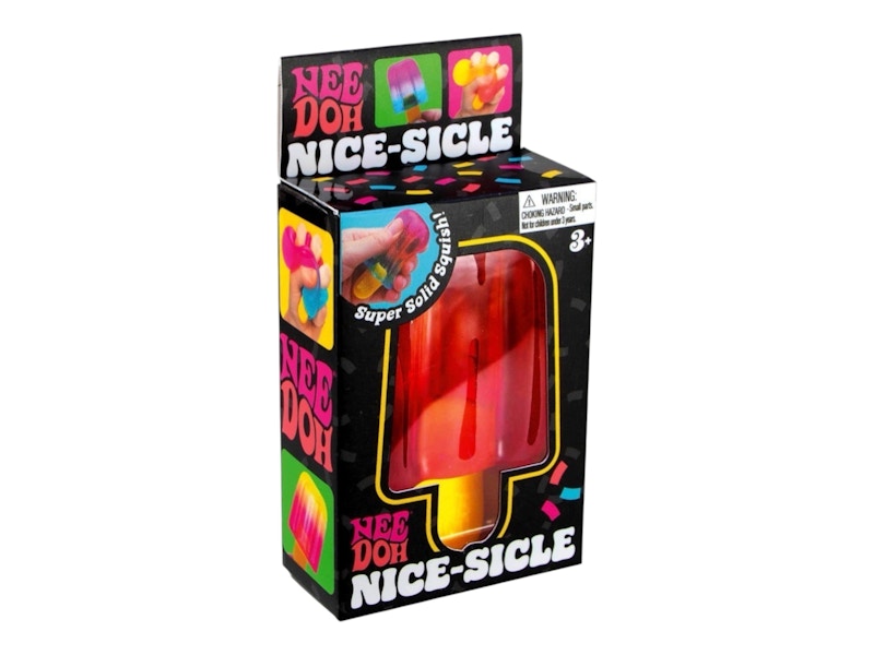 NeeDoh Nice-sicle Popsicle Squishy Fidget Toy Red