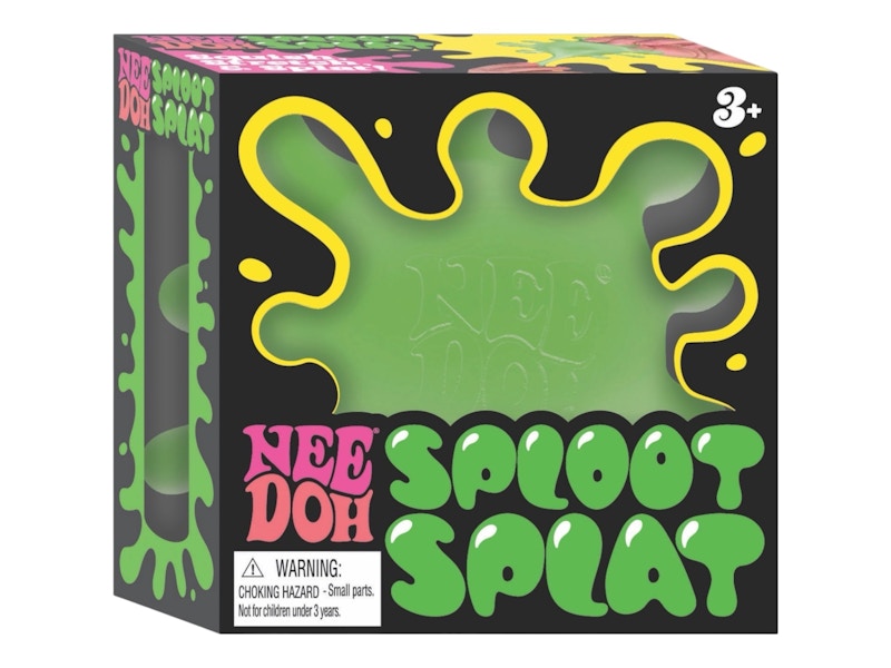 NeedOh SplootSplat Squishy Fidget, giocattolo verde