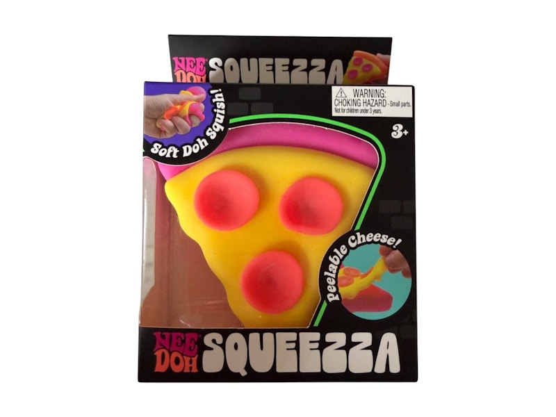 NeeDoh Squeezza Pizza (Pink Crust) Squishy Fidget Toy Pink