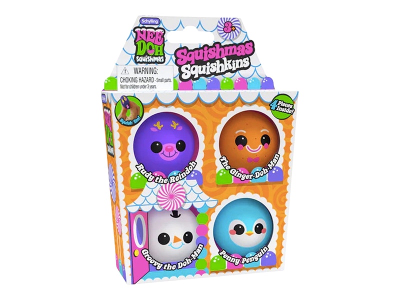 NeeDoh Squishmas Squishkins Squishy Fidget Toy - GB