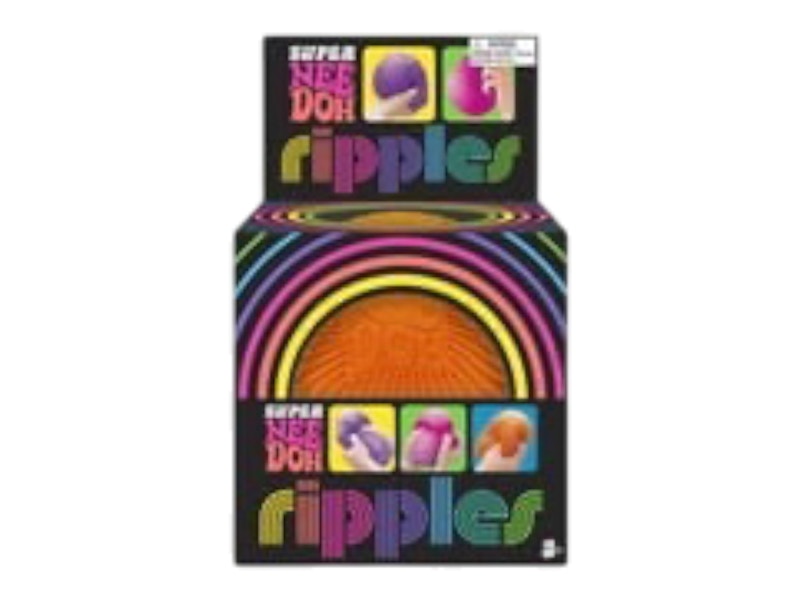 NeeDoh Super Ripples Fidget Ball Orange