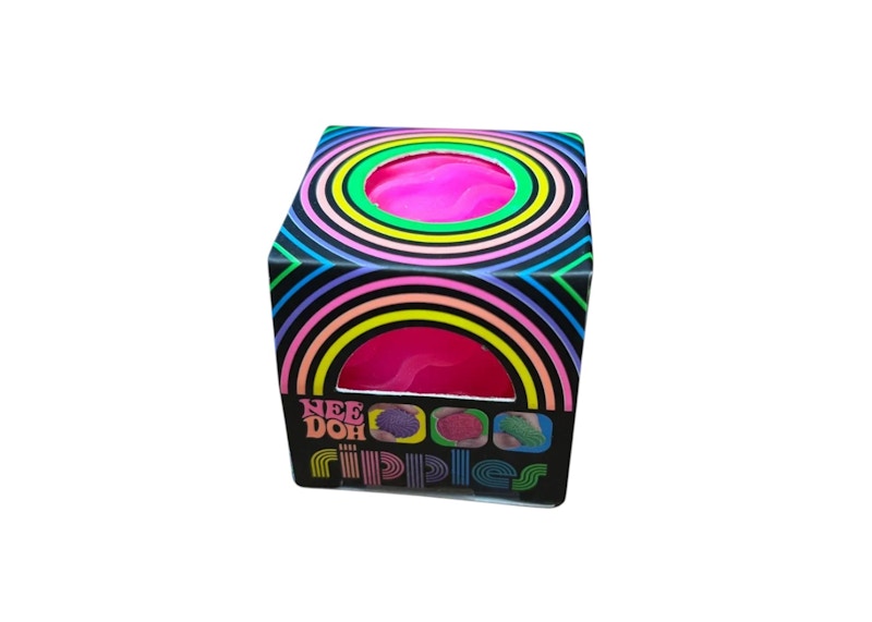 NeeDoh Teenie Ripples Squishy Fidget Toy Pink