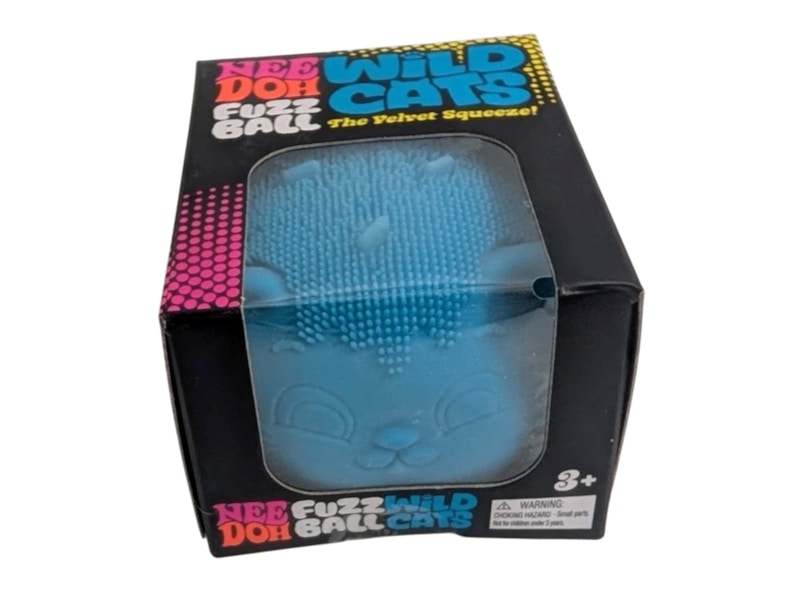 NeeDoh Wild Cats Squishy Fidget Toy Blue