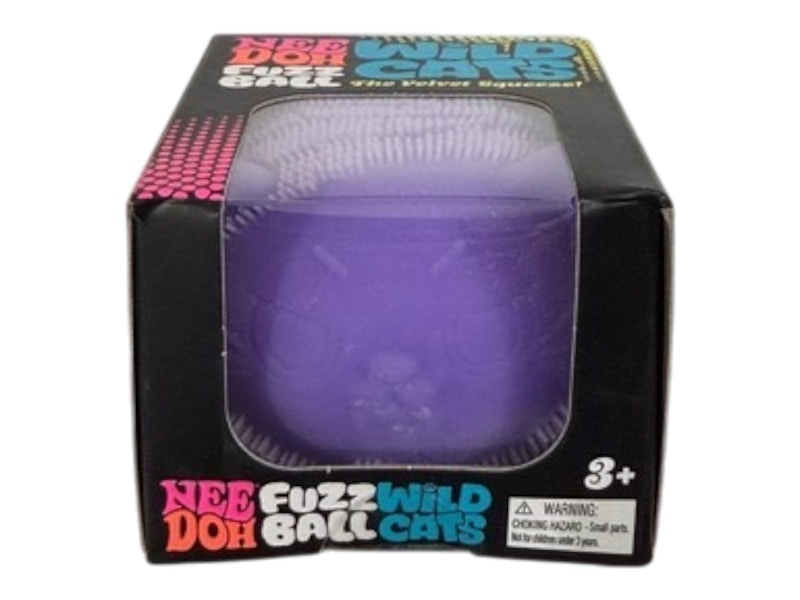 NeeDoh Wild Cats Squishy Fidget Toy Purple