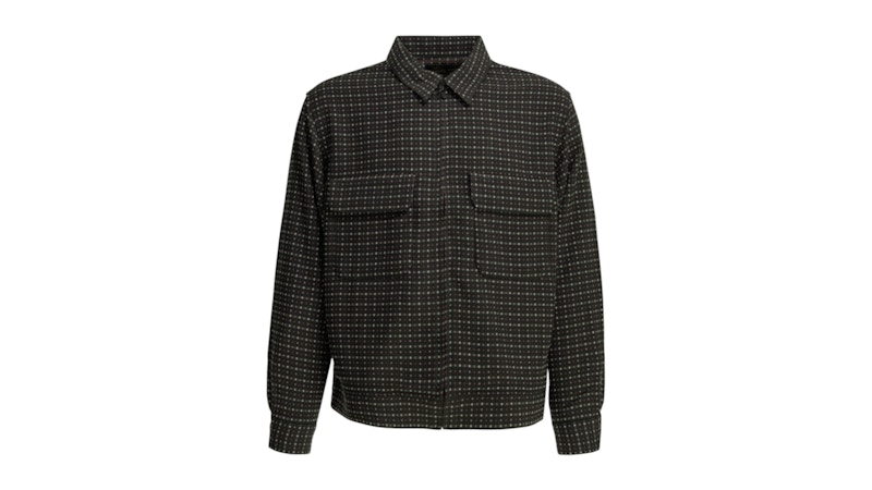 Needles Dobby Square Lightweight Jacket Black