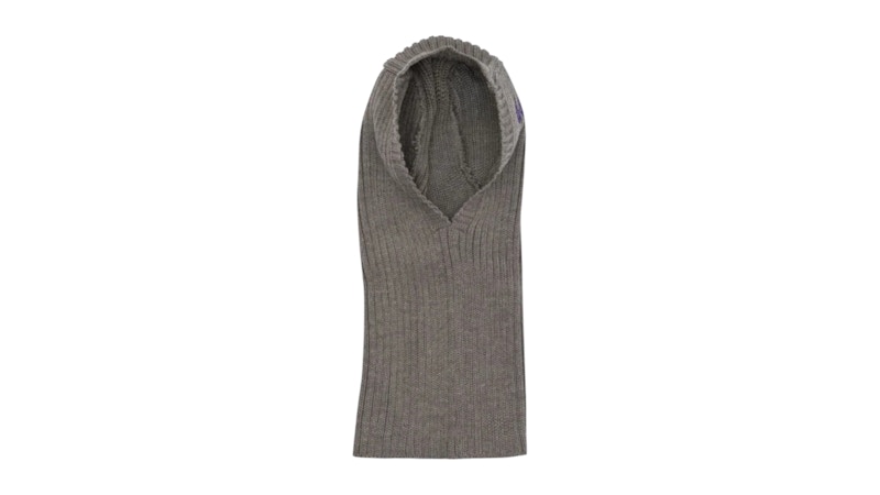 Needles Merino Wool Balaclava Grey