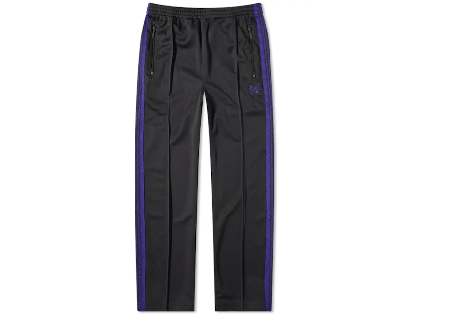 Needles Narrow Track Pant Charcoal/Purple Men's - US